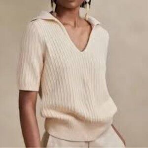 Banana Republic Kina Cotton Sailor Sweater